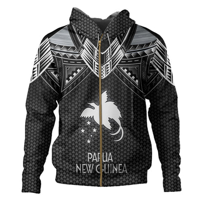 Papua New Guinea Custom Personalised Hoodie Polynesian Tribal Tattoo
