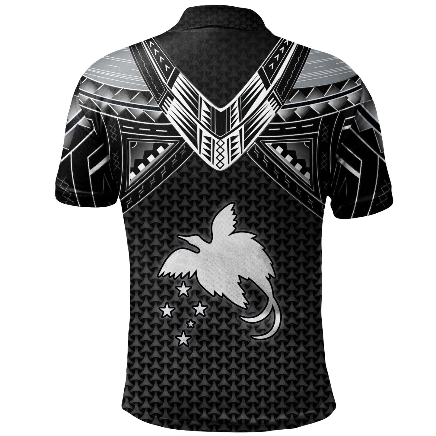 Papua New Guinea Custom Personalised Polo Shirt Polynesian Tribal Tattoo