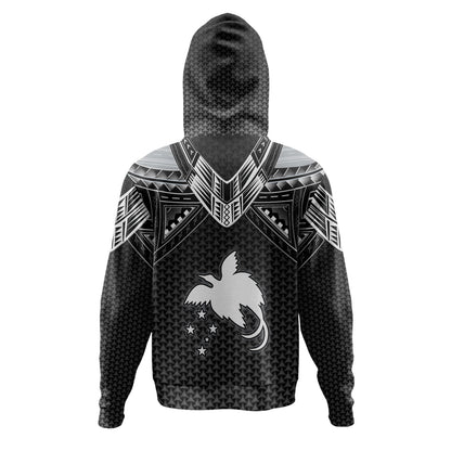 Papua New Guinea Custom Personalised Hoodie Polynesian Tribal Tattoo
