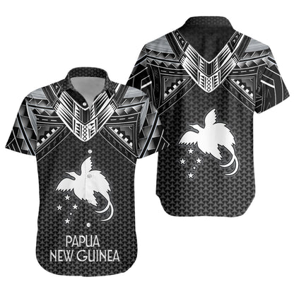 Papua New Guinea Custom Personalised Short Sleeve Shirt Polynesian Tribal Tattoo