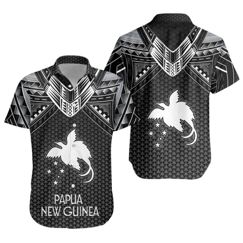 Papua New Guinea Custom Personalised Short Sleeve Shirt Polynesian Tribal Tattoo