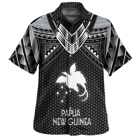 Papua New Guinea Custom Personalised Hawaiian Shirt Polynesian Tribal Tattoo