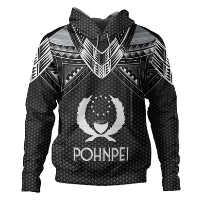 Pohnpei State Custom Personalised Hoodie Polynesian Tribal Tattoo