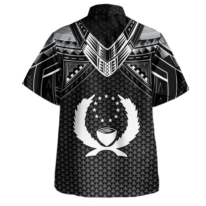 Yap State Custom Personalised Hawaiian Shirt Polynesian Tribal Tattoo