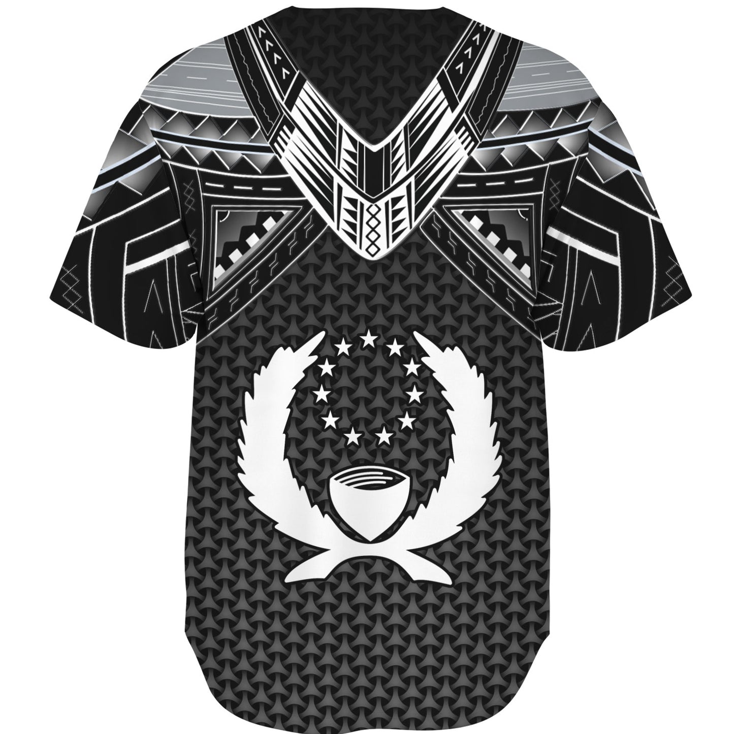 Pohnpei State Custom Personalised Baseball Shirt Polynesian Tribal Tattoo