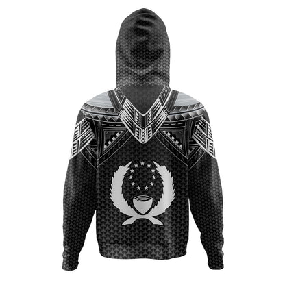 Pohnpei State Custom Personalised Hoodie Polynesian Tribal Tattoo