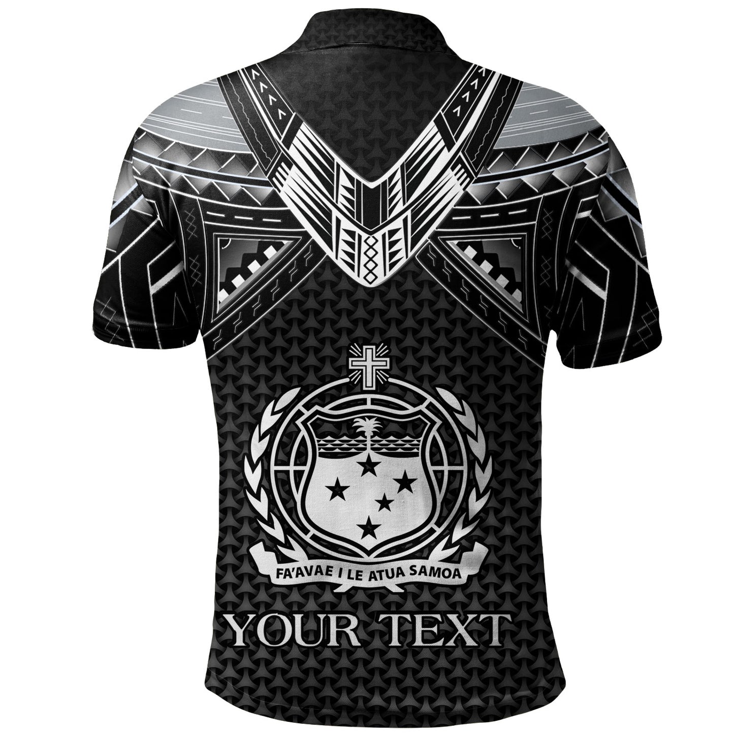 Samoa Custom Personalised Polo Shirt Polynesian Tribal Tattoo