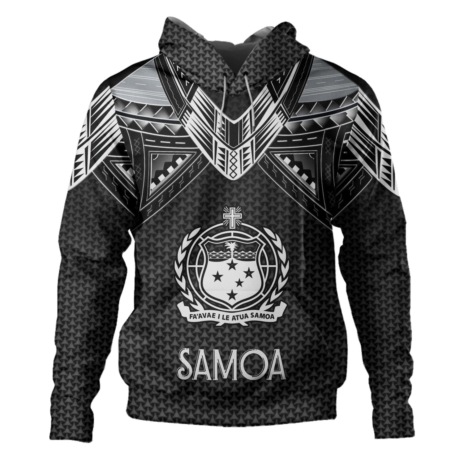Samoa Custom Personalised  Hoodie Polynesian Tribal Tattoo