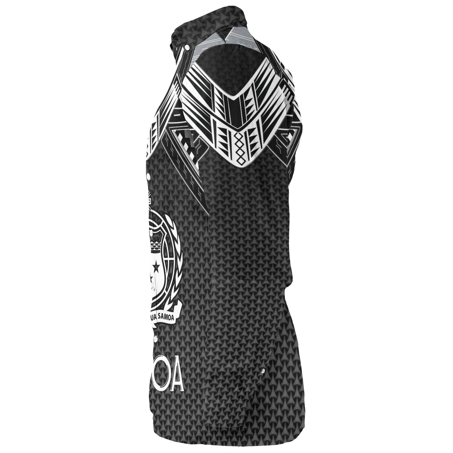 Samoa Custom Personalised Long Sleeve Shirt Polynesian Tribal Tattoo