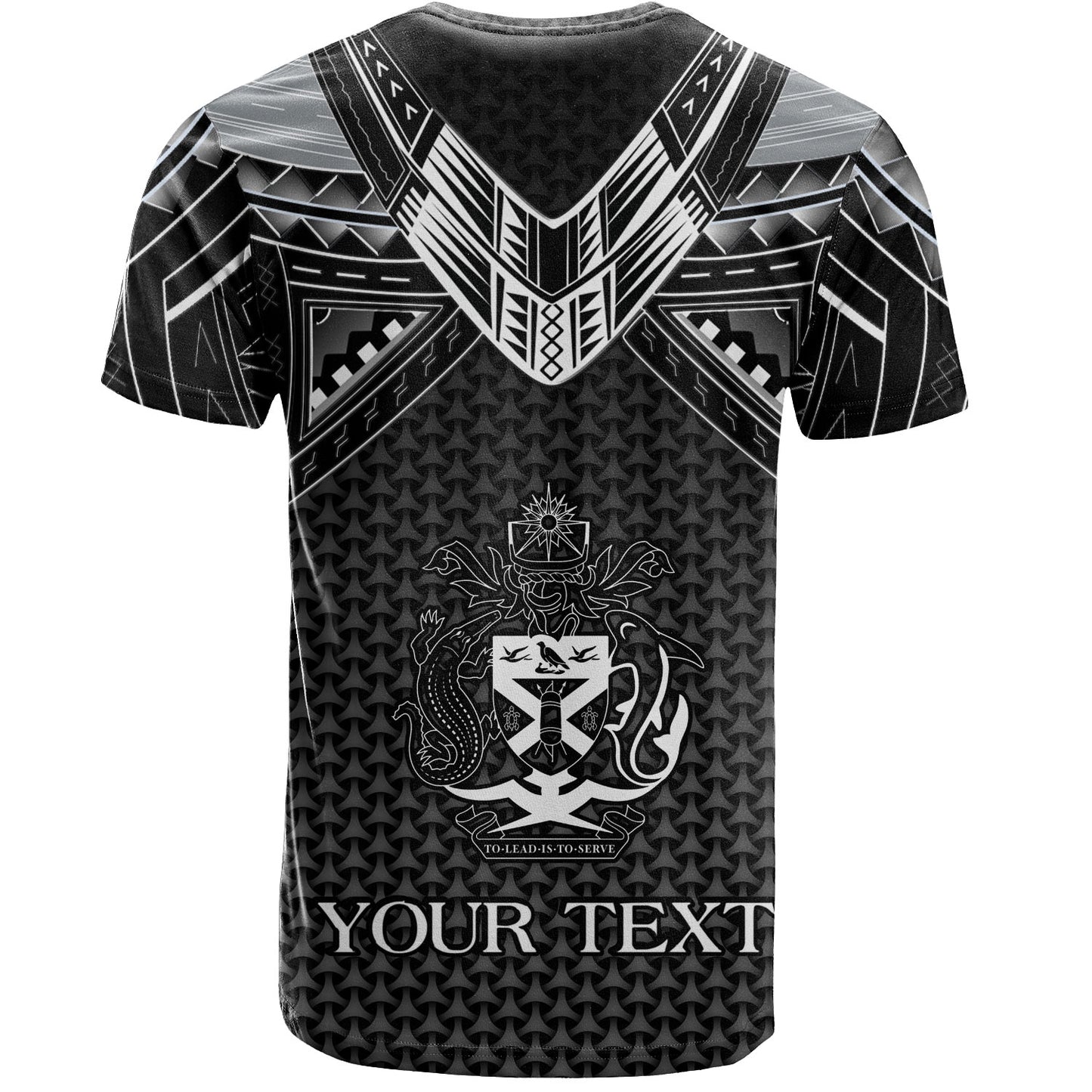 Solomon Islands Custom Personalised T-Shirt Polynesian Tribal Tattoo