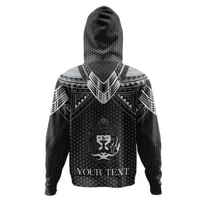 Solomon Islands Custom Personalised Hoodie Polynesian Tribal Tattoo
