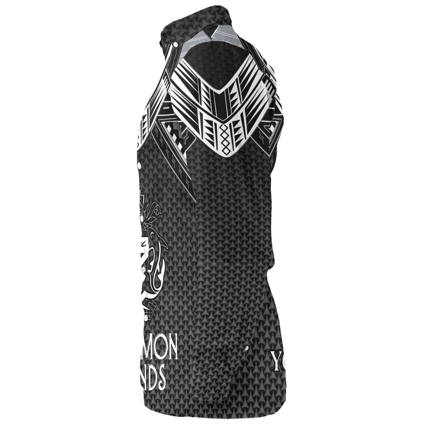 Solomon Islands Custom Personalised Long Sleeve Shirt Polynesian Tribal Tattoo
