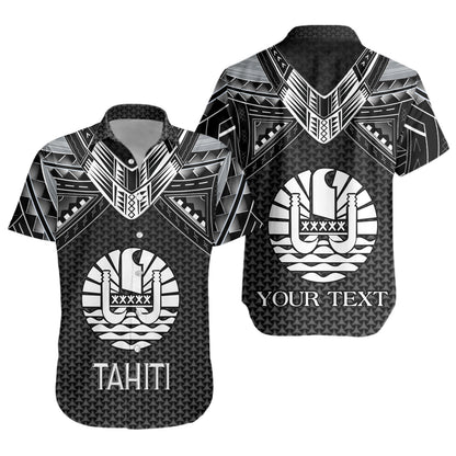 Tahiti Custom Personalised Short Sleeve Shirt Polynesian Tribal Tattoo