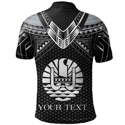 Tahiti Custom Personalised Polo Shirt Polynesian Tribal Tattoo