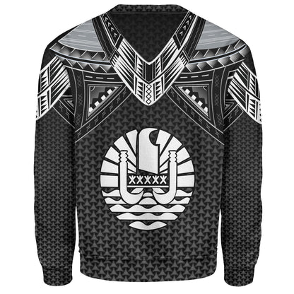 Tahiti Custom Personalised Sweatshirt Polynesian Tribal Tattoo