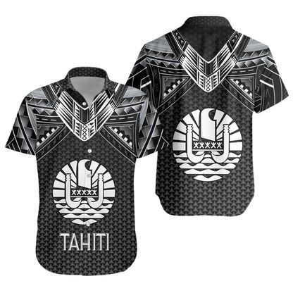 Tahiti Custom Personalised Short Sleeve Shirt Polynesian Tribal Tattoo
