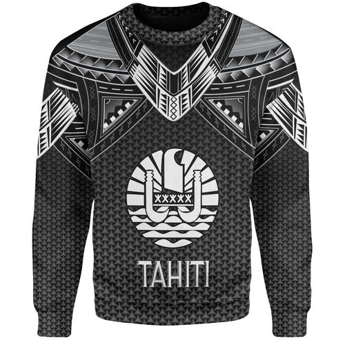 Tahiti Custom Personalised Sweatshirt Polynesian Tribal Tattoo