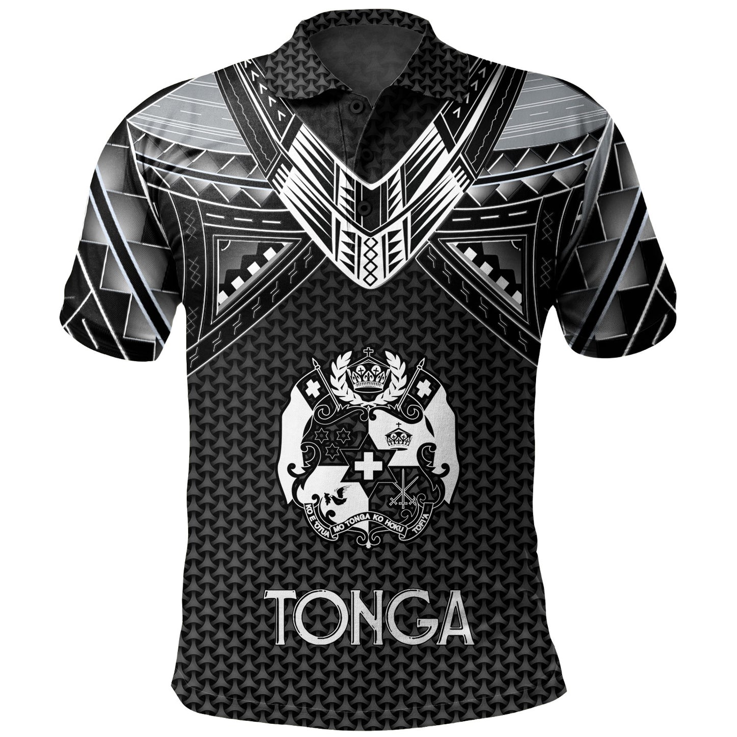 Tonga Custom Personalised Polo Shirt Polynesian Tribal Tattoo