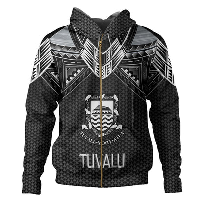 Tuvalu Custom Personalised Hoodie Polynesian Tribal Tattoo