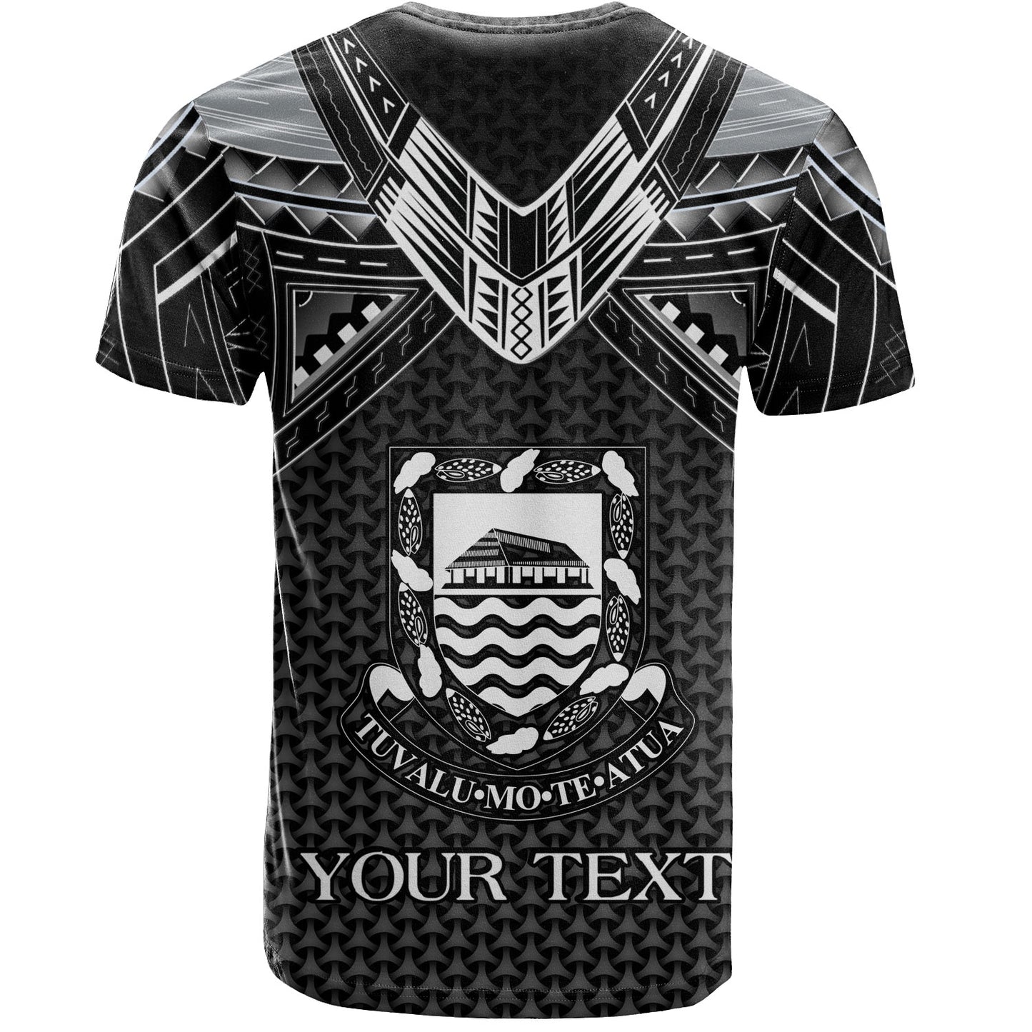 Tuvalu Custom Personalised T-Shirt Polynesian Tribal Tattoo