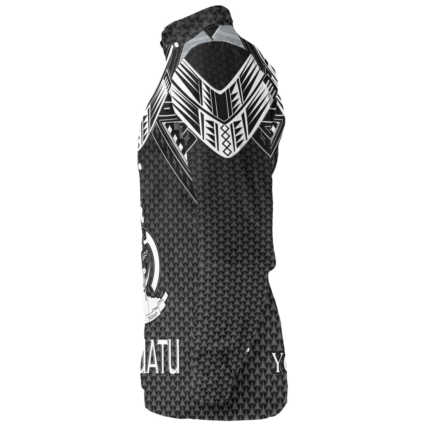 Vanuatu Custom Personalised Long Sleeve Shirt Polynesian Tribal Tattoo