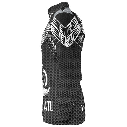 Vanuatu Custom Personalised Long Sleeve Shirt Polynesian Tribal Tattoo