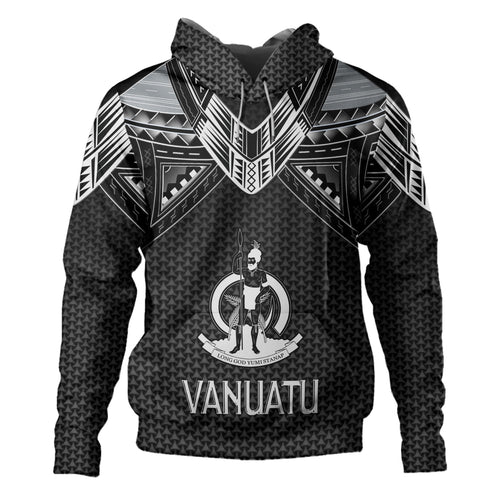 Vanuatu Custom Personalised Hoodie Polynesian Tribal Tattoo