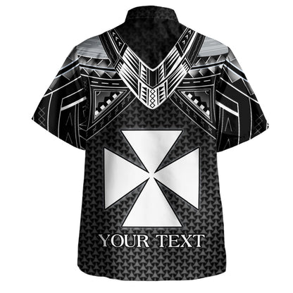 Wallis And Futuna Custom Personalised Hawaiian Shirt Polynesian Tribal Tattoo