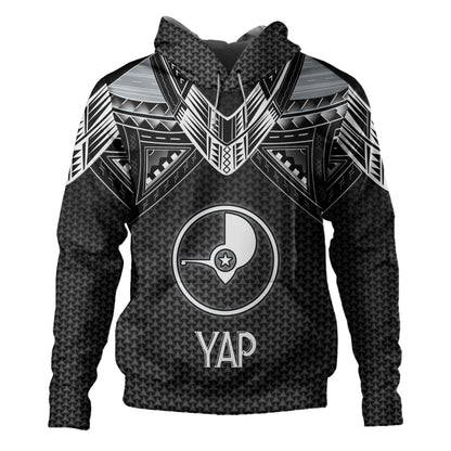 Yap State Custom Personalised Hoodie Polynesian Tribal Tattoo