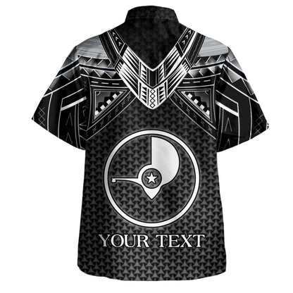 Yap State Custom Personalised Hawaiian Shirt Polynesian Tribal Tattoo