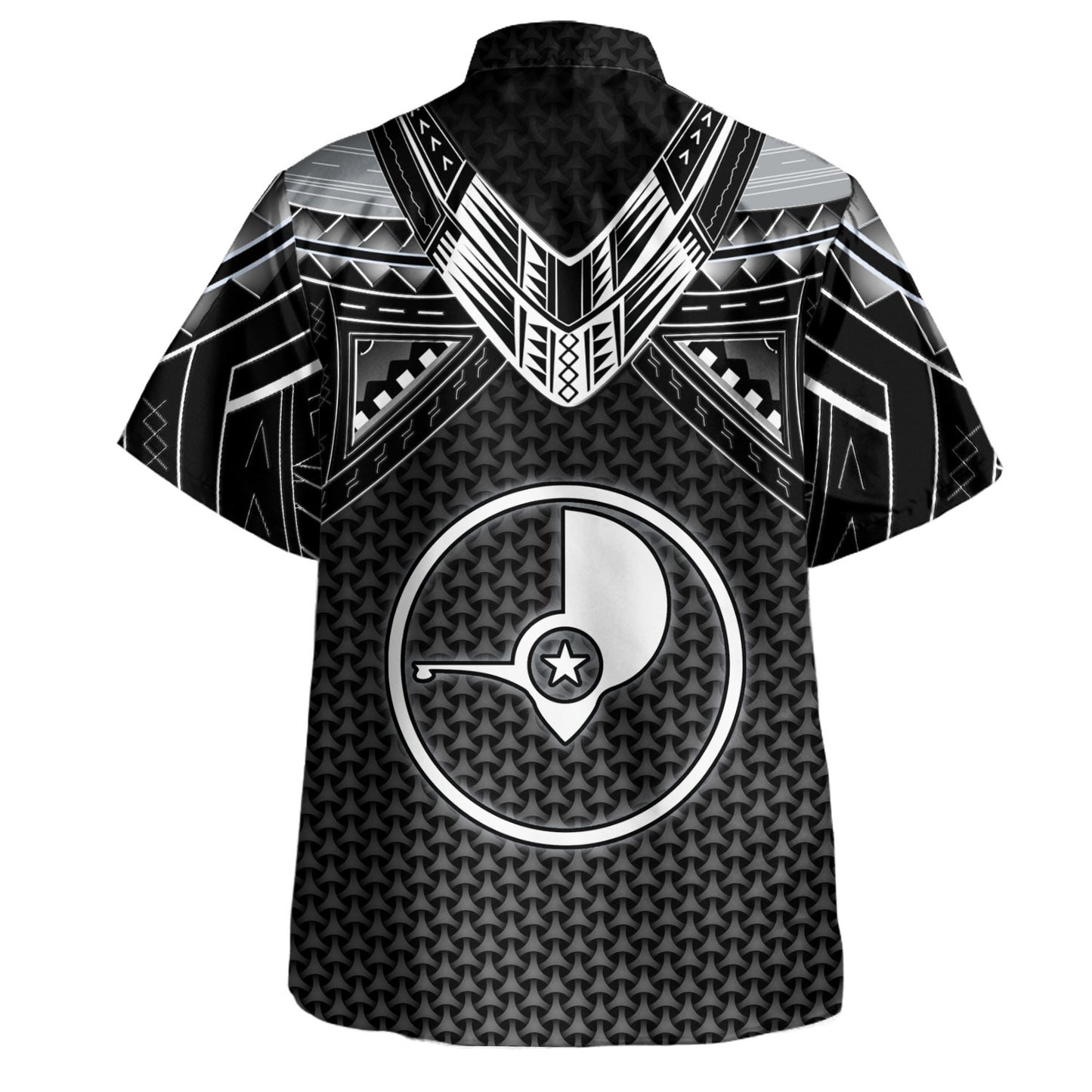 Yap State Custom Personalised Hawaiian Shirt Polynesian Tribal Tattoo