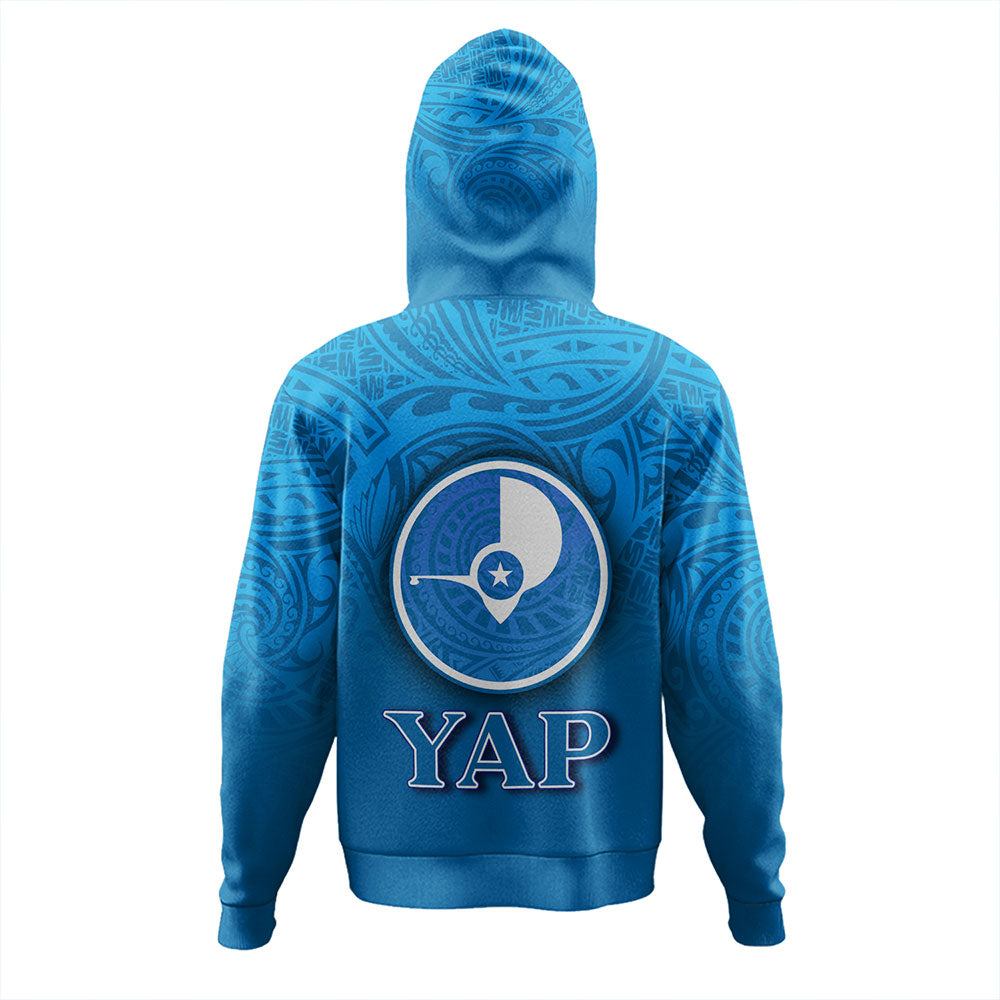 Yap State Hoodie Flag Color With Traditional Patterns