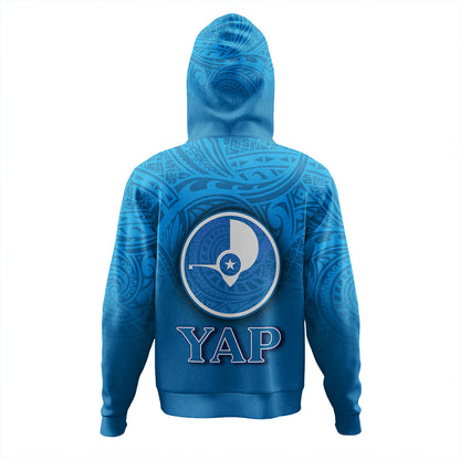 Yap State Hoodie Flag Color With Traditional Patterns
