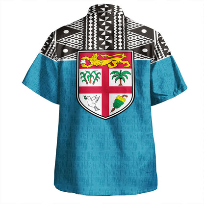 Fiji Hawaiian Shirt Suva Noqu Suva Hibiscus Flowers Fijian Patterns