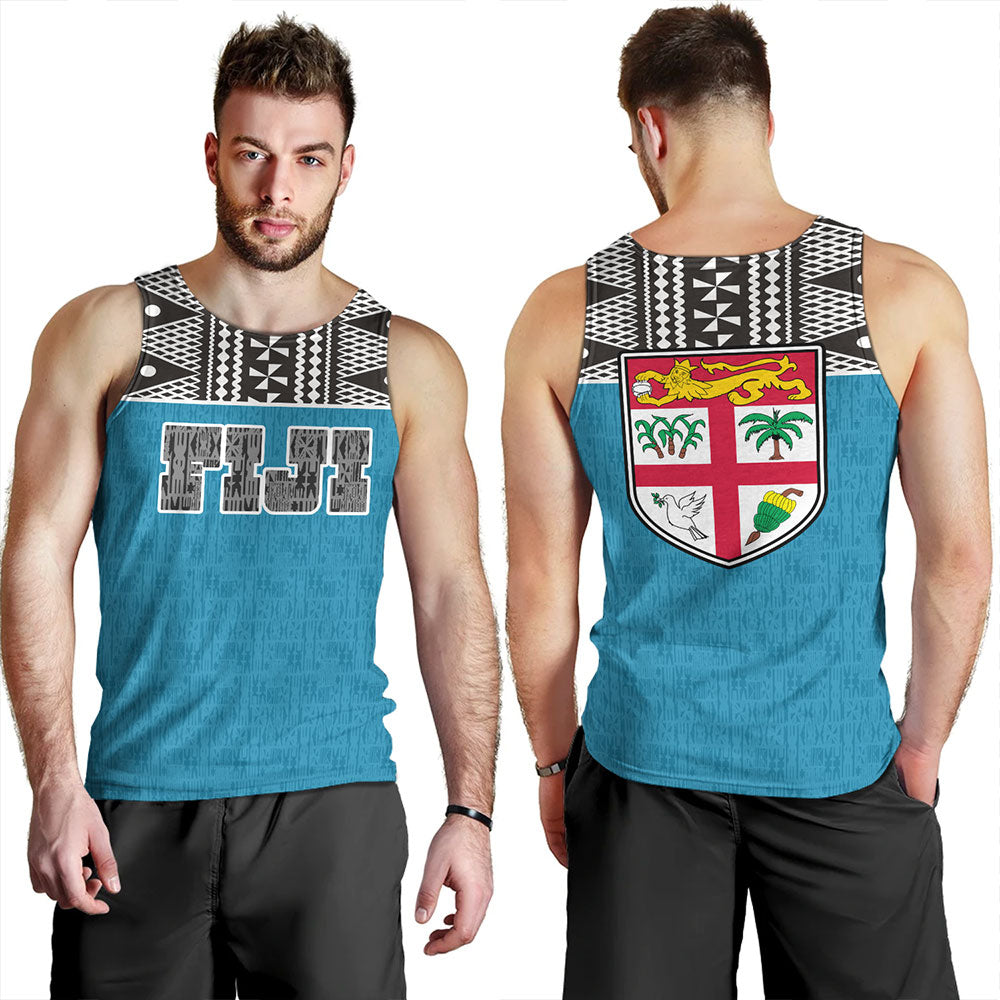 Fiji Tank Top Fijian Tapa Pattern