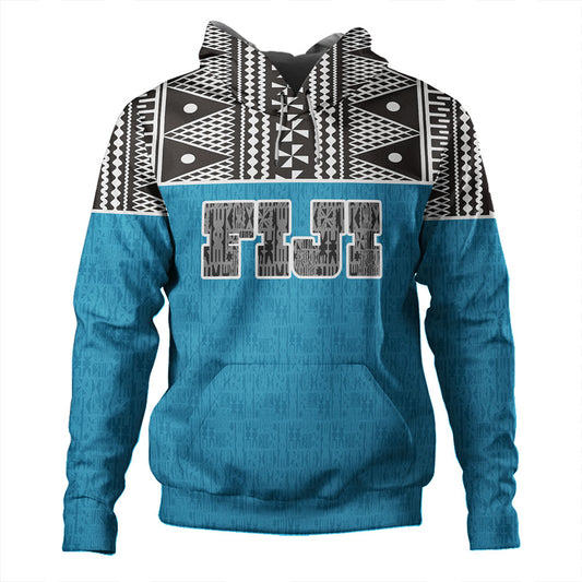 Fiji Hoodie Fijian Tapa Pattern