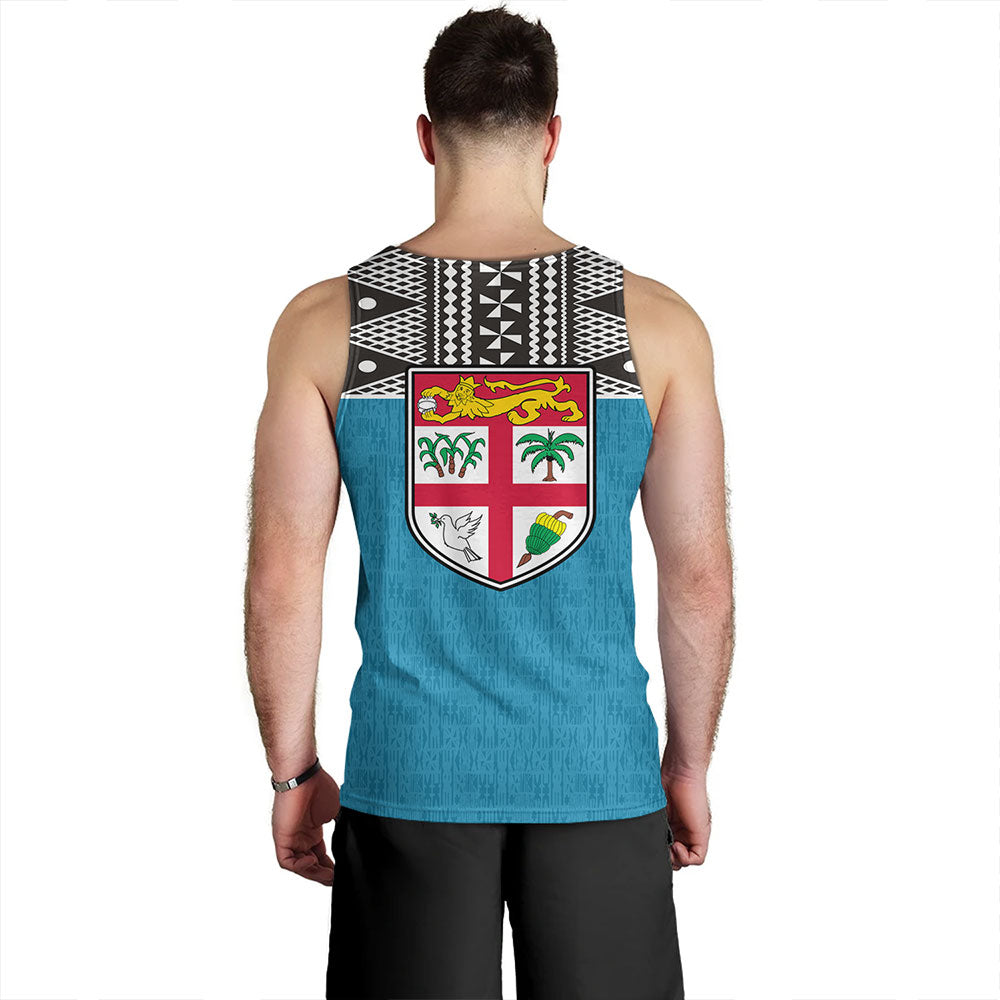 Fiji Tank Top Fijian Tapa Pattern