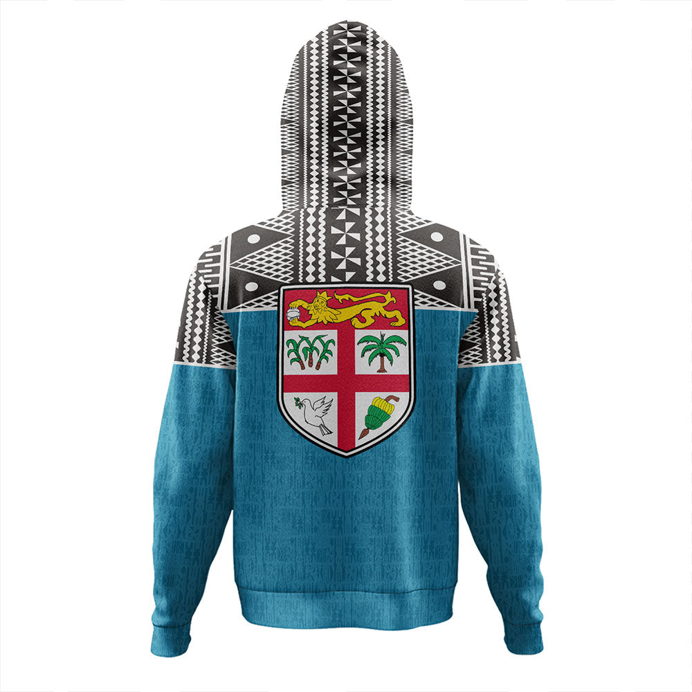 Fiji Hoodie Fijian Tapa Pattern