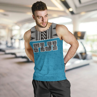 Fiji Tank Top Fijian Tapa Pattern
