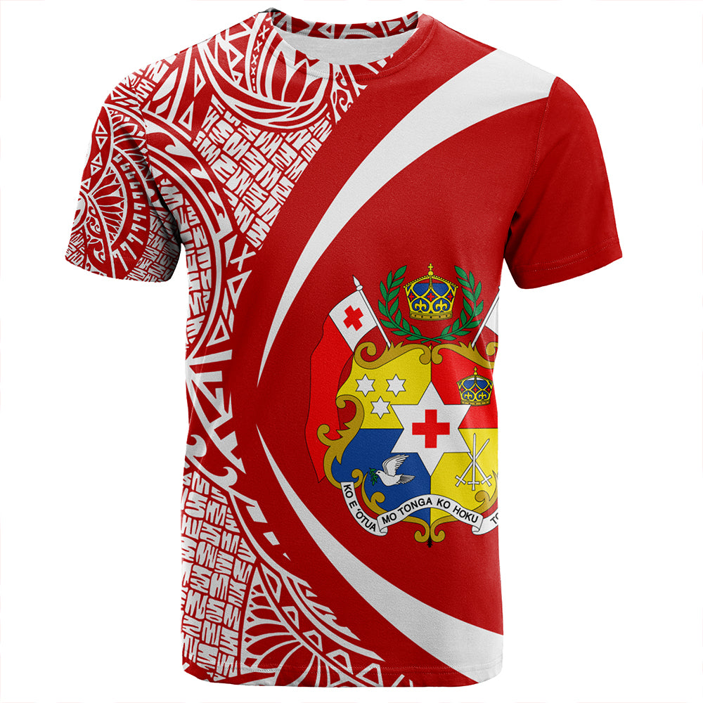 Tonga T-Shirt Coat Of Arm Lauhala Circle