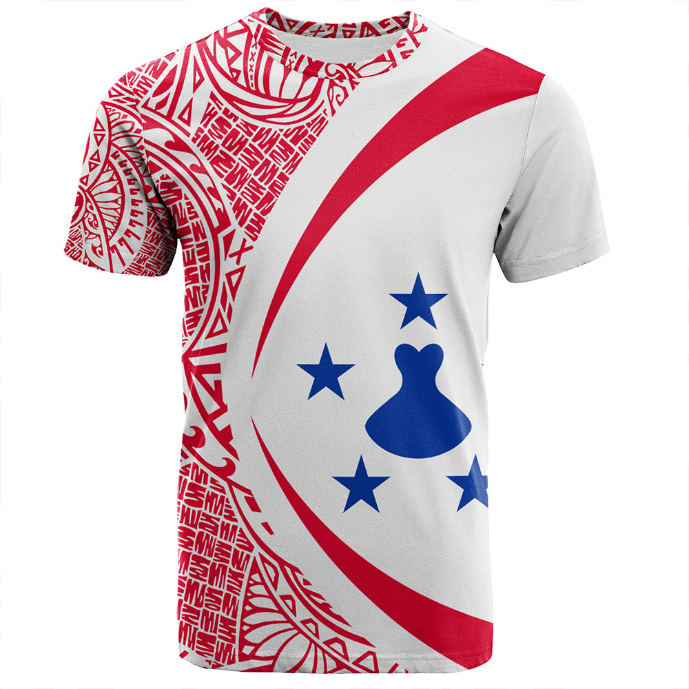 Austral Islands T-Shirt Coat Of Arm Lauhala Circle