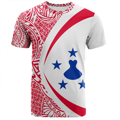 Austral Islands T-Shirt Coat Of Arm Lauhala Circle