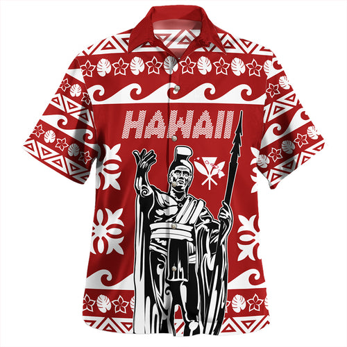 Hawaii Hawaiian Shirt King Native Hawaiian Kakau Pattern Christmas