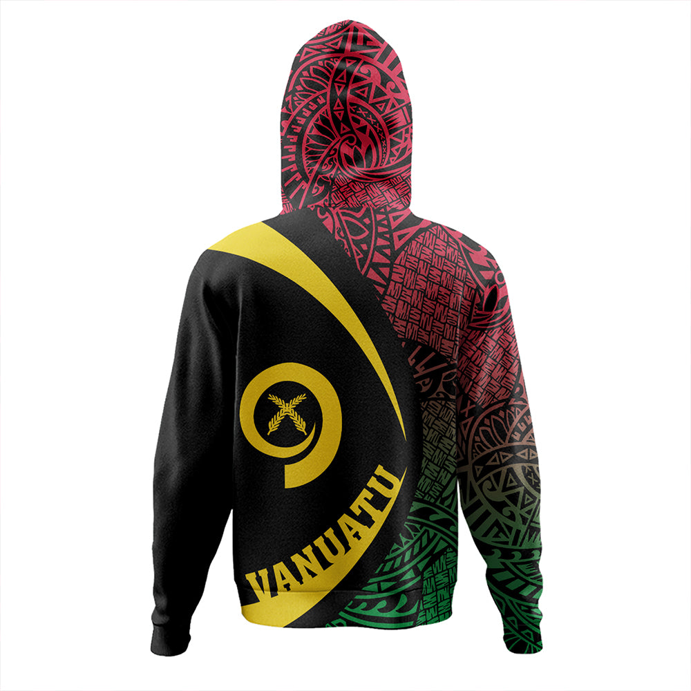 Vanuatu Hoodie Coat Of Arm Lauhala Circle