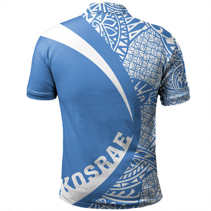 Kosrae Polo Shirt Coat Of Arm Lauhala Circle
