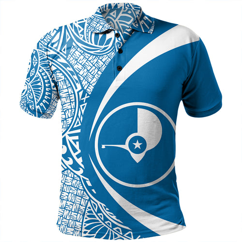 Yap Polo Shirt Coat Of Arm Lauhala Circle