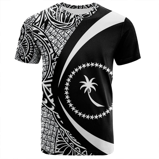 Chuuk T-Shirt Coat Of Arm Lauhala White Circle