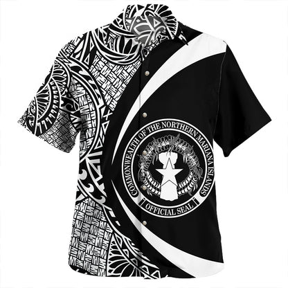 Chuuk Polynesian Hawaiian Shirt - Lauhala Coat Of Arms