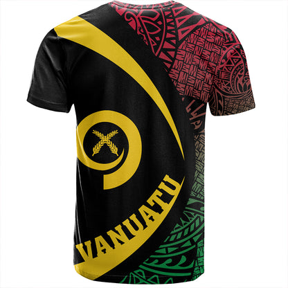 Vanuatu T-Shirt Coat Of Arm Lauhala Circle