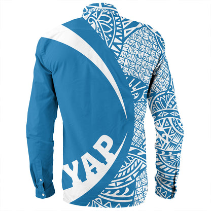 Yap Long Sleeve Shirt Coat Of Arm Lauhala Circle